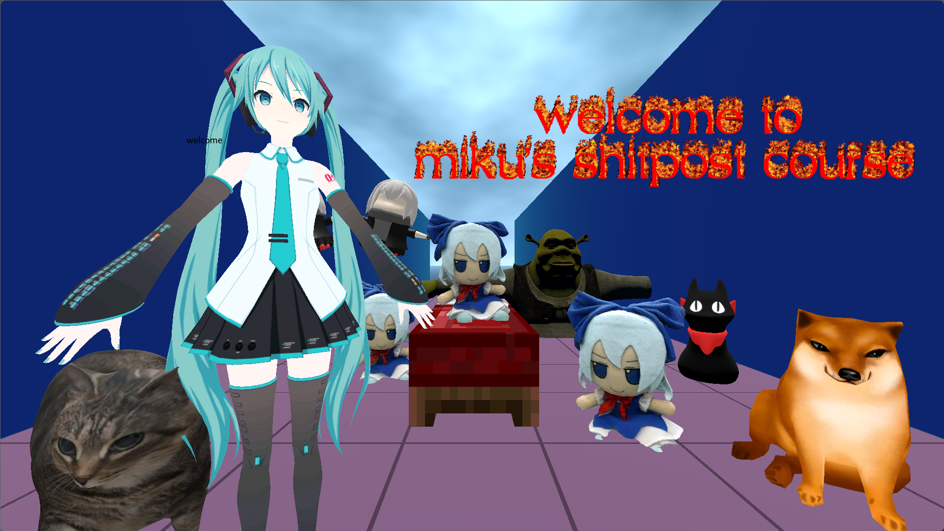 welcome to miku's shitpost course